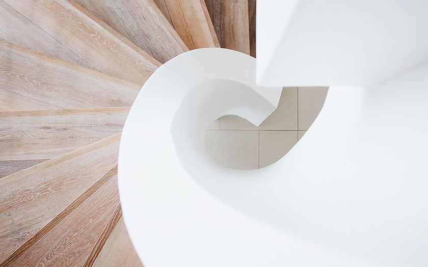 Curving Staircase
